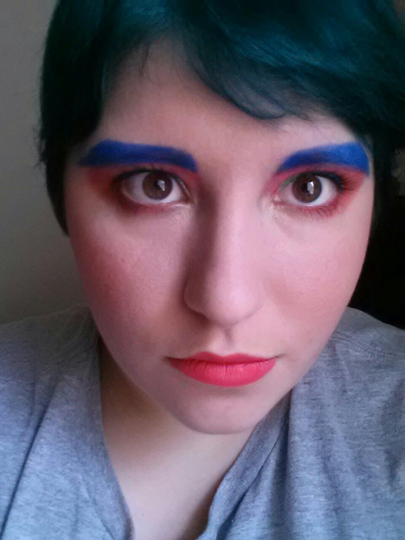 Illustration for article titled Quetzal Inspired Makeup Tutorial!